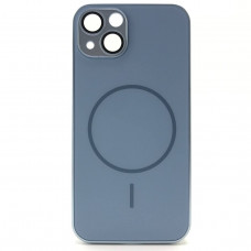 Чехол MagSafe IP 13 Matte Glass (с защитой камеры), цвет Blue
