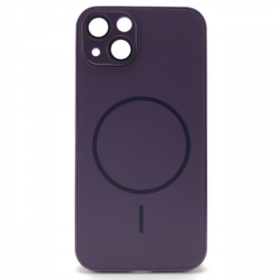 Чехол MagSafe IP 13 Matte Glass (с защитой камеры), цвет Purple