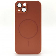 Чехол MagSafe IP 13 Matte Glass (с защитой камеры), цвет Orange