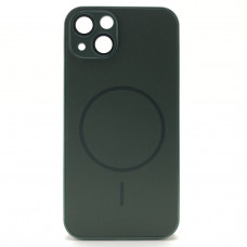 Чехол MagSafe IP 13 Matte Glass (с защитой камеры), цвет Dark Green