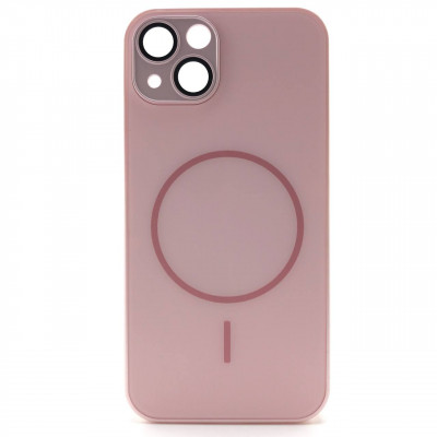 Чехол MagSafe IP 13 Matte Glass (с защитой камеры), цвет Pink