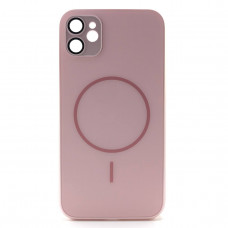 Чехол MagSafe IP 11 Matte Glass (с защитой камеры), цвет Pink