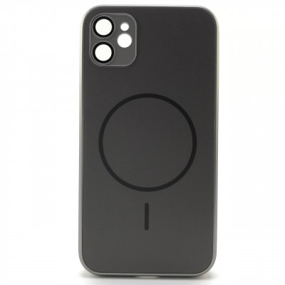 Чехол MagSafe IP 11 Matte Glass (с защитой камеры), цвет Gray