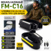 Фонарь налобный FM-C16 (4 режима (2COB LED+2XPE LED), кабель Type-C для зарядки)
