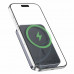 Внешний аккумулятор 10000 mAh HOCO J160A Black Original PD20W magnetic 
с беспроводной зарядкой  (стандарт ССС-без ограничений на авиа в Китае)