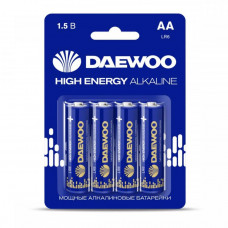 Батарейка Daewoo HIGH ENERGY LR6 AA BL4 Alkaline 1.5V (4/40/960)