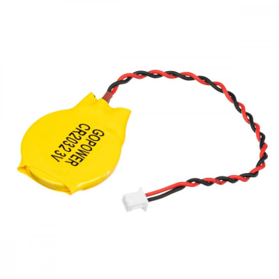 Батарейка GoPower CR2032 bulk Lithium 240mAh с выводами 2pin BIOS (50/4000)