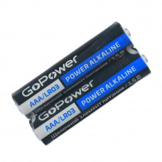 Батарейка GoPower LR03 SH-2 Alkaline 1.5V (2/40/800)