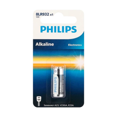 Батарейка Philips LR23/V23GA/A23/MN21 BL1 Alkaline 12V (1/20/200)