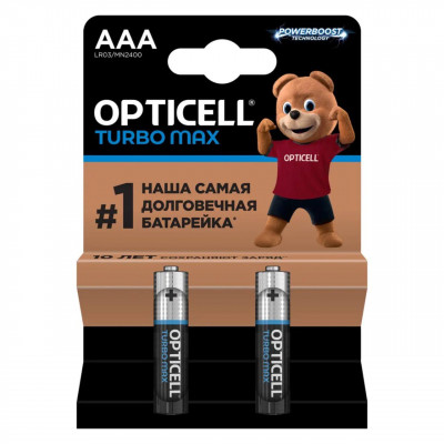 Батарейка OPTICELL TURBO MAX LR03 BL2 (2/96)