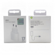 СЗУ-USB-C Ip17Pro Max  35W=35WWhite (Без лого, наклейка Original)