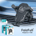 Держатель мобильного телефона FaizFull F190 Black для воздуховода (зажимной механизм). Устойчивая треугольная опора.