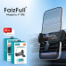 Держатель мобильного телефона FaizFull F196 Black для воздуховода (зажимной механизм). Надежная фиксация на крутых поворотах и неровной дороге.