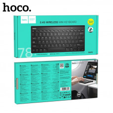 Клавиатура беспроводная HOCO GM70 Dragon Black 2.4G. Количество клавиш: 78. Раскладка: английсский+рууский. Питание: 2хAAA. АКЦИЯ!!! КРАТНО 3 шт!