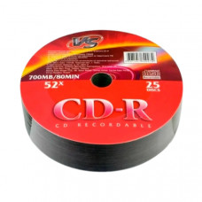 Диск CD-R VS 700Mb/80min/52x shrink-25
