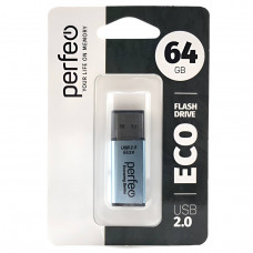 USB флеш-диск  64GB Perfeo E03 Blue economy series