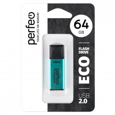 USB флеш-диск 64GB Perfeo E03 Green economy series
