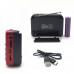Радиоприемник портативный CMiK MK-066U BT Red (MP3. USB вход,  micro SD (TF) Радио: FM (87 - 108 мГц) Тип тюнера: цифровой (с функцией автопоиска)Поворотно-выдвижная антенна Мощность динамика: RMS 3W LED дисплей, Разъём 3.5 Jack для  наушников, Питание: С
