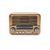 Радиоприемник портативный GOLON RX-7070 BT Gold (FM/AM/SW, USB, TF, BT, 1х18650, кабель MicroUSB)