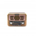 Радиоприемник портативный GOLON RX-6061BT Rose(FM/AM/SW, USB, TF, BT, 1х18650, кабель MicroUSB)