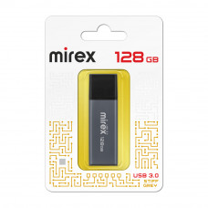 USB 3.0 флэш-накопитель 128 ГБ  Mirex STIFF GRAY 128GB   (ecopack)