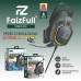 Гарнитура проводная полноразмерная FAIZFULL FB52 Black игровая Strike Pro(интерфейс USB, сопрот. 32 Ом, чувствит. 100 дБ, част.диапазон 20 Гц-20 кГц, HD микрофон всенаправленный Ф 6.0х 5 мм, чувствительность микрофона 42 дБ, RGB, кабель 1,8м, мощность 10-