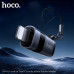 OTG переходник Type-C(AF)-Lightning(AM) Hoco UA44 USB2.0, Black (интерфейс: Штекер Type-C  гнездо Type-C, в ккомплекте кабель для быстрой зарядки Type-C 60 Вт и кабель для быстрой зарядки Type-C 100 Вт, поддерживаются зарядка мощностью 60 Вт и 100 Вт соот