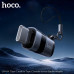 Адаптер Type-C(AF)-Lightning(AM) Hoco UA44А Black (интерфейс: Штекер Lightning, гнездо Type-C, в комплекте кабель для быстрой зарядки C-C мощностью 60 Вт и кабель для быстрой зарядки C-C мощностью 100 Вт, поддерживает зарядку Apple PD30 Вт; в паре с кабел