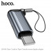 Адаптер Type-C(AF)-Lightning(AM) Hoco UA44А Black (интерфейс: Штекер Lightning, гнездо Type-C, в комплекте кабель для быстрой зарядки C-C мощностью 60 Вт и кабель для быстрой зарядки C-C мощностью 100 Вт, поддерживает зарядку Apple PD30 Вт; в паре с кабел
