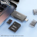 Картридер HOCO HB39 Metall Grey USB 3.0 Интерфейс: USB/TYPE-C3.0 на SD+TF3.0
Теоретическая скорость передачи: 5 Гбит/с, максимальная поддержка карт памяти 2 ТБ, двойной слот для карт TF/SD, поддержка одновременного чтения и записи на две карты