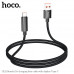 Кабель Type-C HOCO U125 5A 66W Black (Длина: 1,2 м; внешний материал: плетеная оплетка, гальванизированный ABS-пластик, сердечник: (65/0,1)2+(16/0,08)4 OD4,0 мм, поддержка: быстрая зарядка OPPO VOOC, быстрая зарядка vivo, Huawei FCP/SCP, Samsung Advanced 