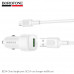 АЗУ-USB MicroUSB BOROFONE BZ34 1м, QC3.0, 18W, White Output:  USB-A: 18W (QC/FCP/AFC