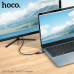 Адаптер HOCO UA33 Type-C для HDTV ( Алюминиевый сплав + ABS, Размер: 52,4х25,7х14 мм; Интерфейс: Штекер Type-C - гнездо HDTV, Разрешение: Поддерживает 4K 30 Гц)