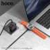 Кабель USB-C/USB-C HOCO CW66 PD100W+iWatch 2-в-1 (Вход: Type-C: 100 Вт (PD/QC/AFC/FCP) Выход: Type-C: 100 Вт (PD/QC/AFC/FCP); IWatch: 2,5 Вт (совместимо с Apple Watch 1-10, SE/SE2, Ultra/Ultra2)