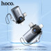 OTG переходник HOCO UA46D IP штекер/штекер Type-C на гнездо USB 2-в-1 (Разъем: Штекер Lightning/Type-C к гнезду USB, Поддерживает функцию OTG и передачу данных по USB 2.0 для телефонов Apple и Android, Разъем Type-C поддерживает зарядку адаптером: поддерж