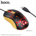 Мышь проводная игровая HOCO GM51 Sky luminous (Материал: ABS+PC, Размер: 122х68х40 мм; Вес: 82 г; Длина провода: 1,5 м, Производитель: Ernst; Чип: A603EP, 
Значение DPI: 1200/1800/2400/3600 (совпадает со значением CPI), Количество кнопок: 6)