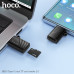 Кардридер HOCO HB53 Type-C mini TF 2.0 (Размер: 32х20х8,5 мм; Интерфейс: Type-C  TF2.0, Теоретическая скорость передачи: 480 Мбит/с; Максимальная поддержка карт памяти 1 ТБ0