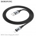 Кабель Lightning BOROFONE BX101 1м, 2,4A, TPE, Black АКЦИЯ!! кратно 10 шт