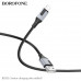 Кабель Lightning BOROFONE BX101 1м, 2,4A, TPE, Black АКЦИЯ!! кратно 10 шт