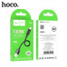 Кабель Type-C HOCO X96 25cм, 100W, 6A, ПВХ, Black АКЦИЯ!! кратно 5 шт