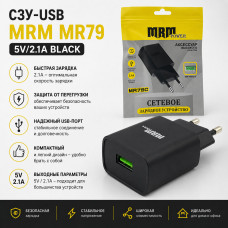СЗУ-USB MRM MR79 5V/2.1A Black