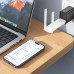 Wi-Fi роутер HOCO HI40 4G портативный ( Чип: ZTE Micro ZX297520V3T,  Частота: 2,4 ГГц (WI-FI 6), Скорость передачи: загрузка 150 Мбит / с, скачивание 50 Мбит / с
Одновременное подключение нескольких устройств, SIM-карта: Micro SIM
Источник питания: USB-бл