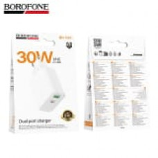 СЗУ-1USB-USB-C BOROFONE BA108A 30W+ 18W, White