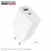СЗУ-1USB-USB-C BOROFONE BA108A 30W+ 18W, White