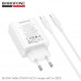 СЗУ-USB-USB-C BOROFONE BA108A 30W+18W, 3A, White
