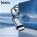 Переходник Hoco UA43 Type-C to HDTV HD  (алюминиевый сплав + TPE + нейлон, длина кабеля: 1,8 м; интерфейс: штекер Type-C к штекеру HDTV, разрешение: 4K 30 Гц)