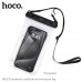 Чехол водонепроницаемый HOCO HX52  Black(Материал: ABS+PVC, размер: 222х125х21 мм; Вес: 50 г, область применения: 7,2 дюйма, пластиковая застежка со встроенным шнурком для подвешивания, водонепроницаемость IP68)