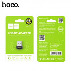 Bluetooth адаптер HOCO UA18 Black АКЦИЯ!!! Кратно 3 шт!Поддержка подключения нескольких устройств (динамики, наушники, клавиатура и мышь, принтеры и т. д.).