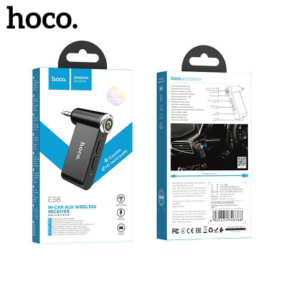 Bluetooth ресивер HOCO E58 Black.АКЦИЯ!!! Кратно 3 шт!
