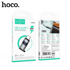 Адаптер Type-C(AF)-Lightning(AM) Hoco UA44А Black АКЦИЯ!!! Кратно 3 шт!